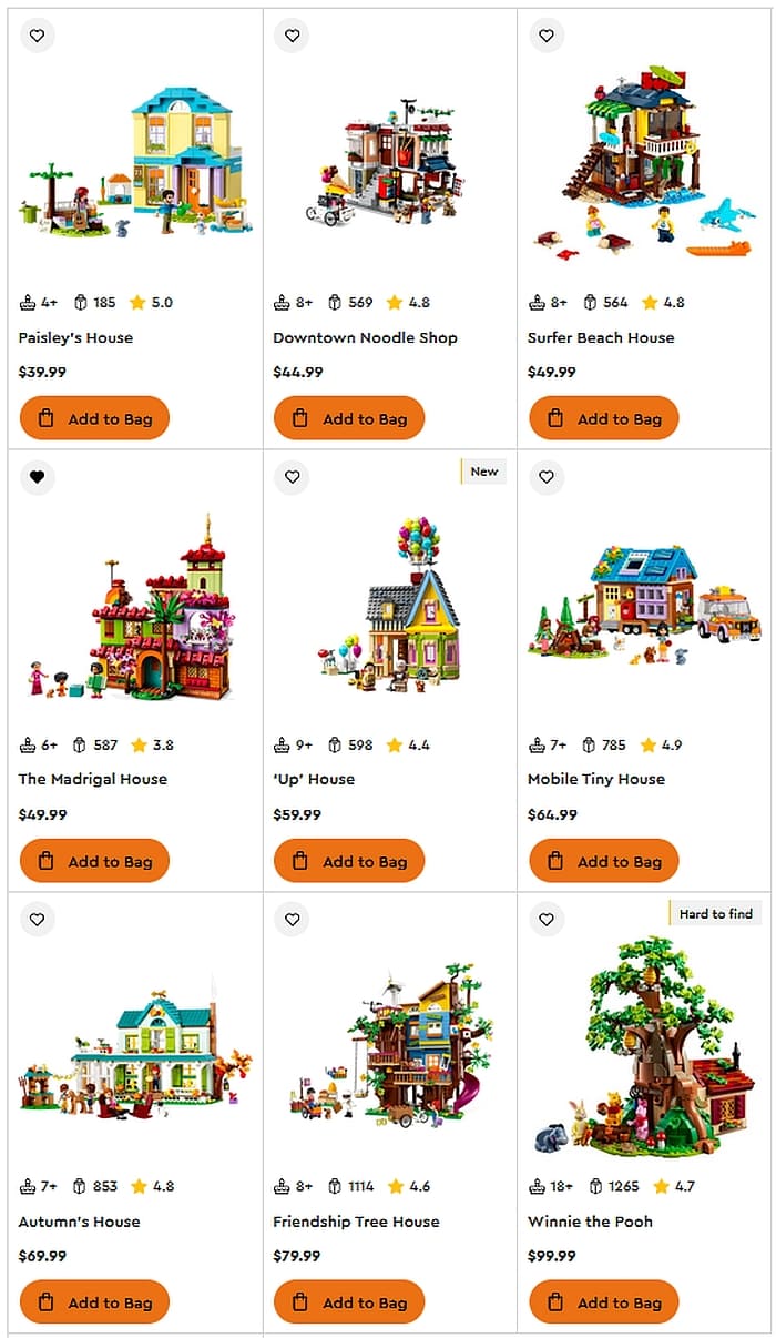 Shop LEGO Houses 2023 1