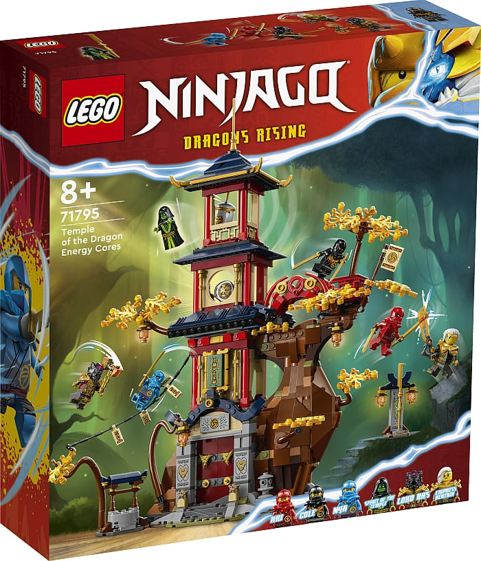 LEGO 71796 NINJAGO Elemental Dragon vs. The Empress Mech, Large Building  Toy Set with Dragon Toy, Action Figure, Ninja Flyer and 6 Minifigures