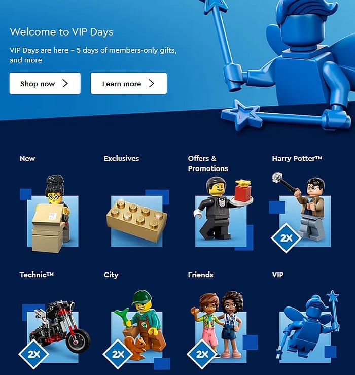 Last Chance for LEGO VIP Days Offers!