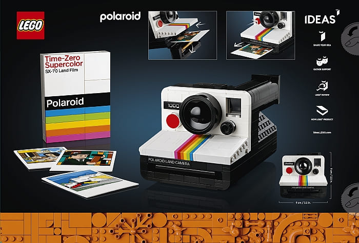 This LEGO Polaroid OneStep camera is one step closer to becoming a reality:  Digital Photography Review